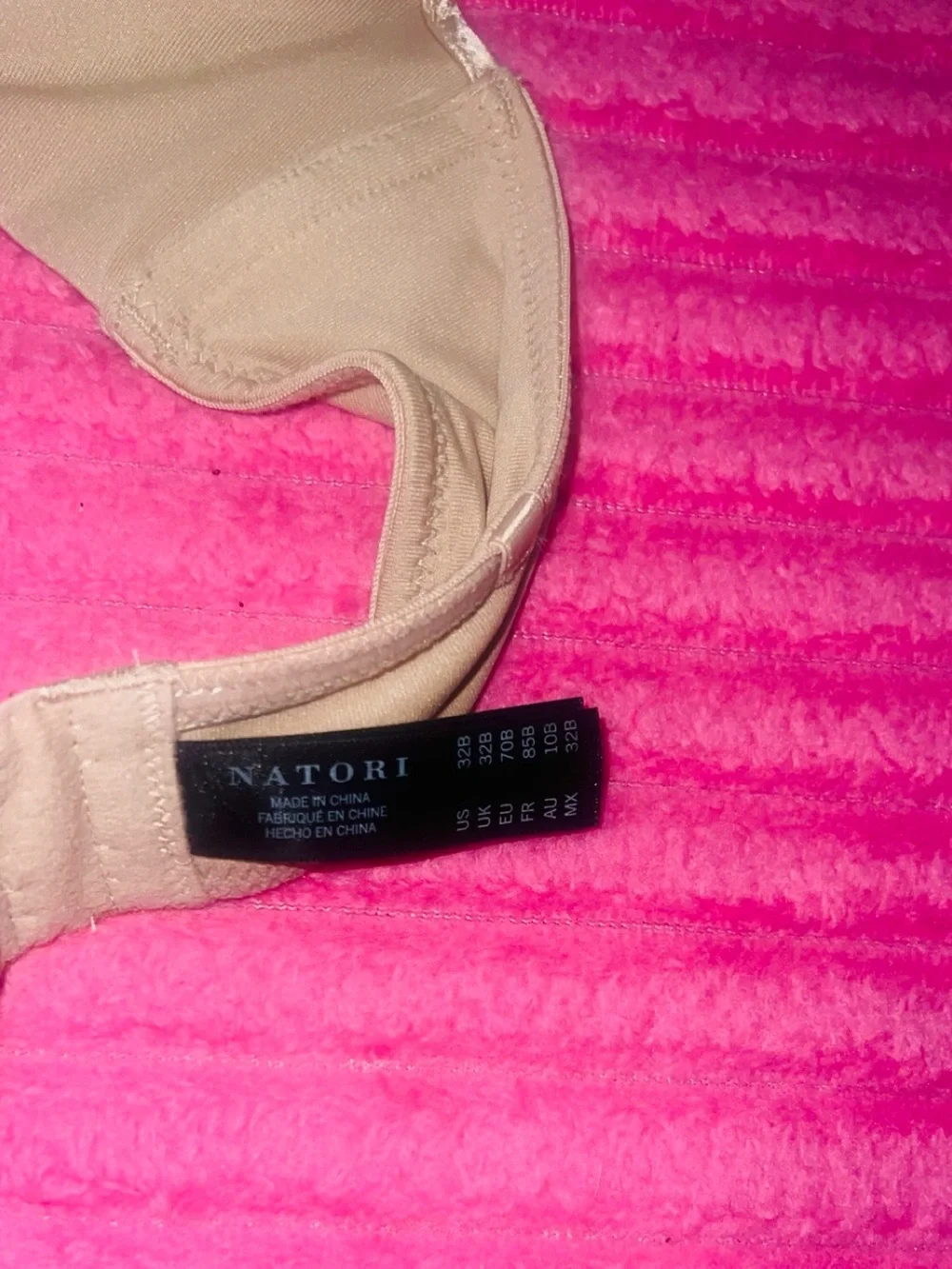Natori Strapless Bandeau Bra in Nude